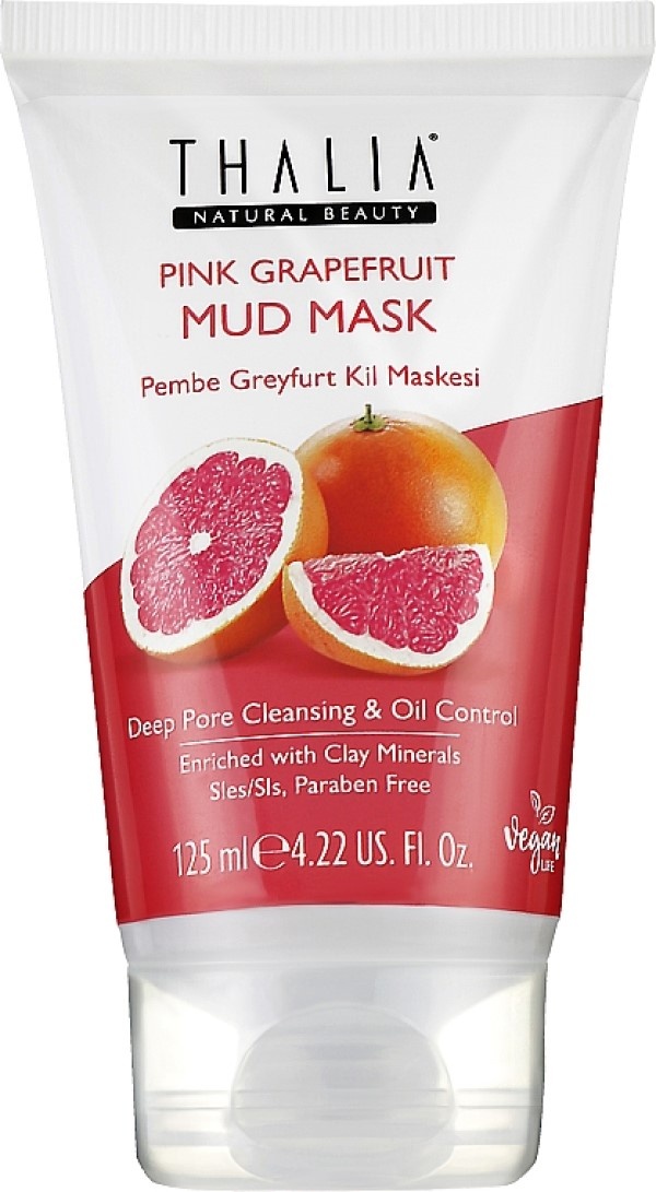 Mască pentru față Thalia Pink Grapefruit Clay Mask 125ml