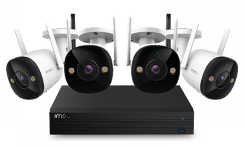 Комплект видеонаблюдения Imou KIT/NVR1104HS-W-S2/4-F22FEP/1HDDx1TB