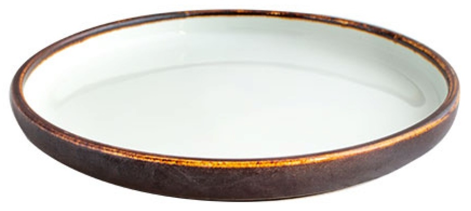 Набор обеденных тарелок Alir Outer Brown 25cm (ZA0041-10.25-z) 6pcs