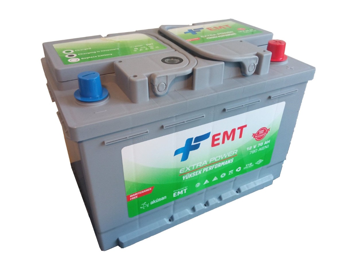 Acumulatoar auto EMT Extra Power EFB 12V 70Ah