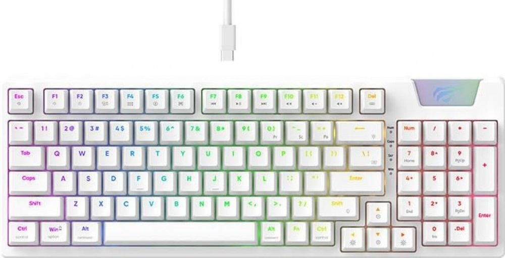 Tastatură Havit KB885L White