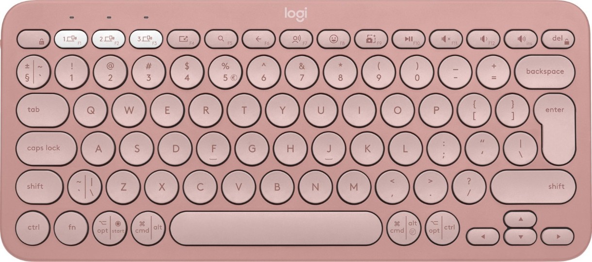 Tastatură Logitech Pebble Keys 2 K380S Rose