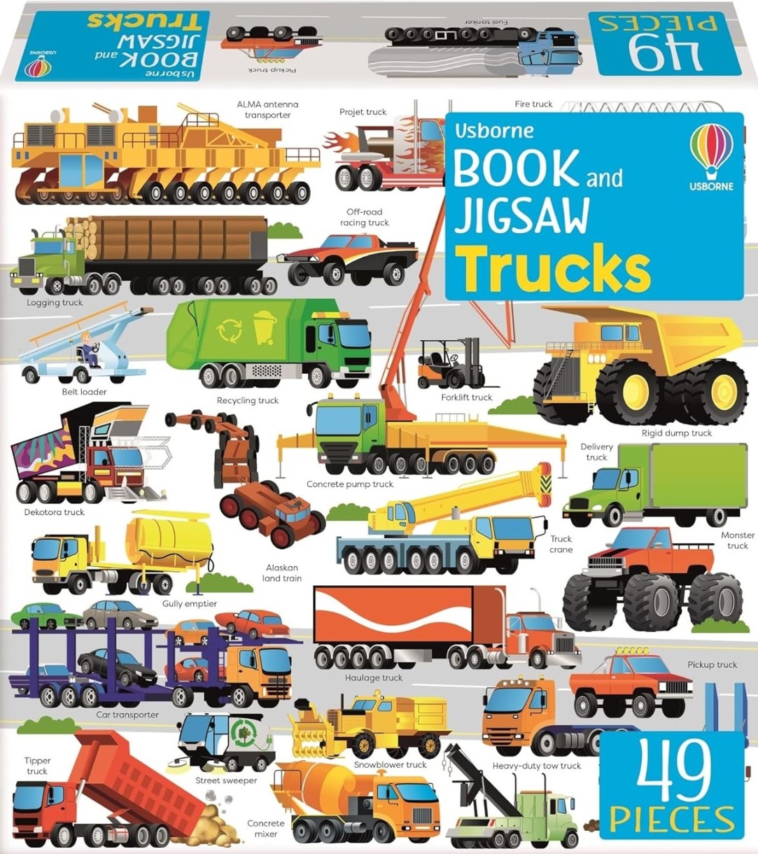 Книга Book and Jigsaw Trucks (9781803704807)