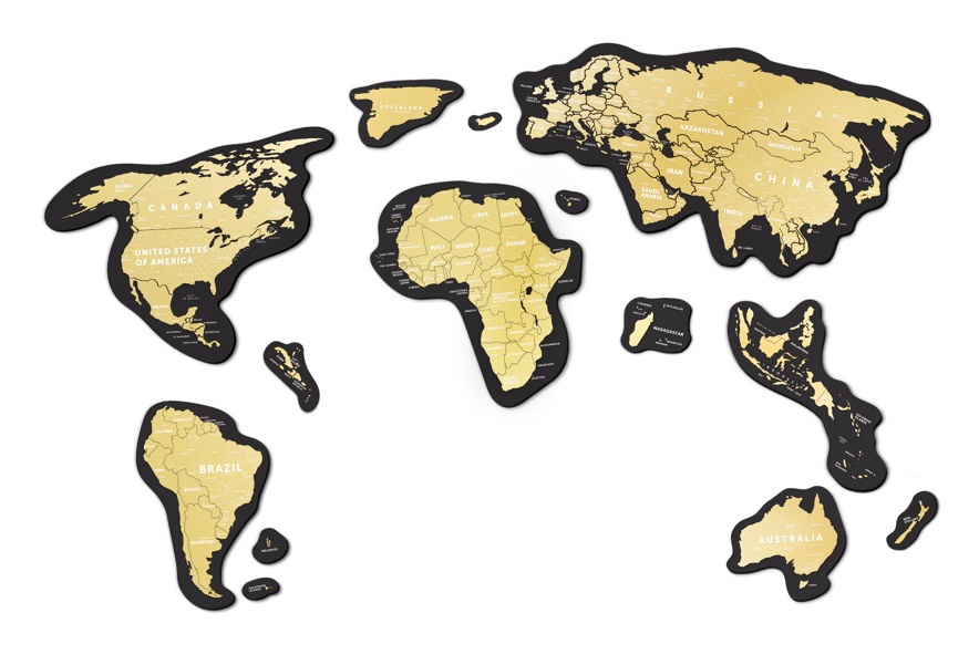 Карта мира 1DEA.me Travel Map Magnetic World (13060)