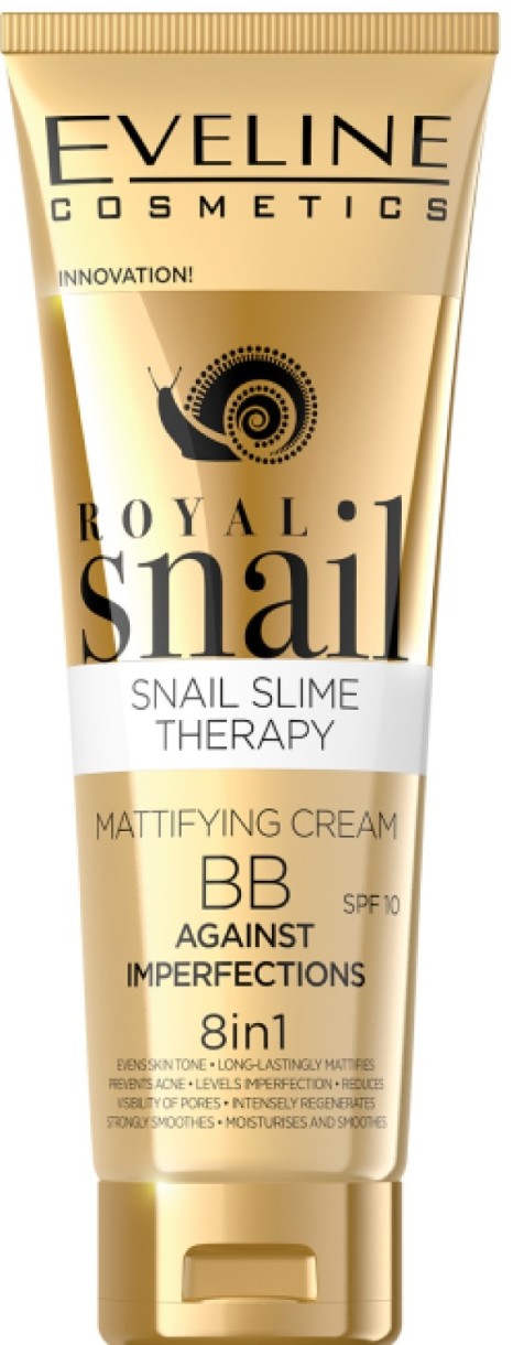 ВВ Крем Eveline BB Cream Royal Snail 8in1 50ml