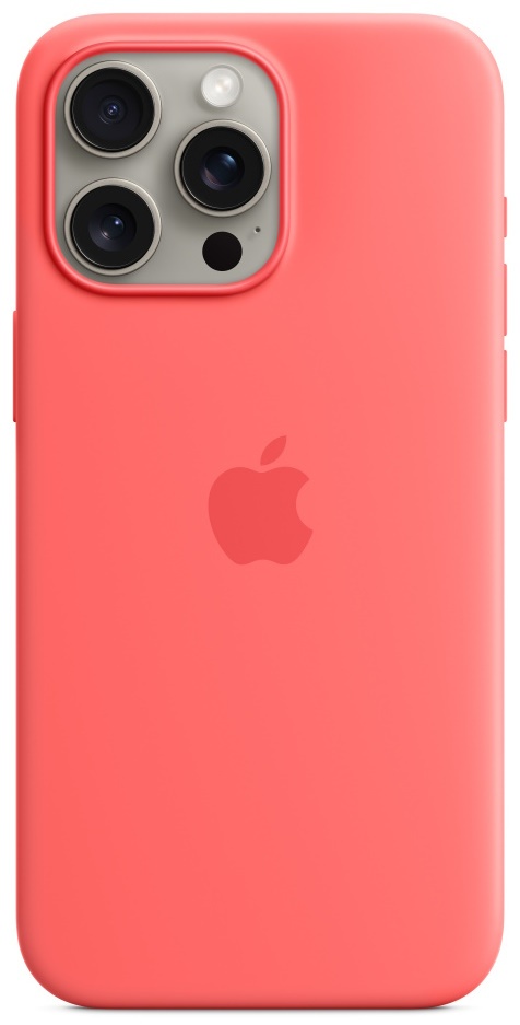 Чехол Apple iPhone 15 Pro Silicone Case with MagSafe Guava