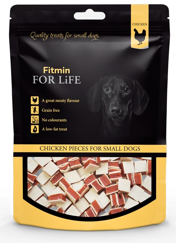 Лакомства для собак и кошек Fitmin For Life Dog & Cat Treat Chicken Pieces 70g