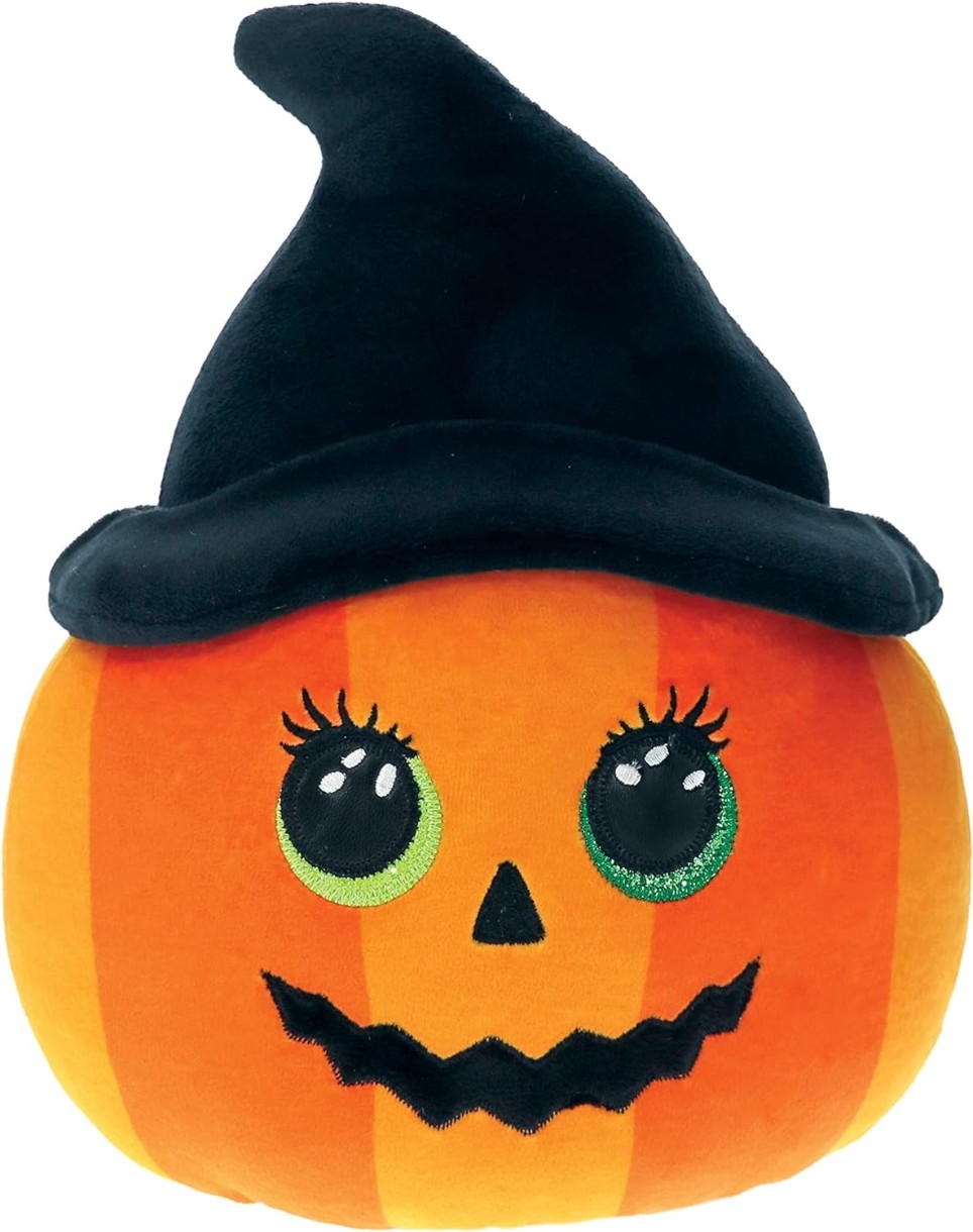 Jucărie de pluș Ty Ramona Pumpkin With Black Hat TY39345