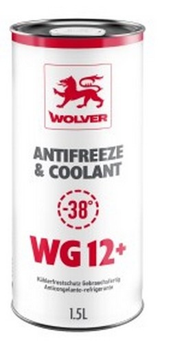 Антифриз Wolver AntiFreeze WG12+ Red 1.5L Metal
