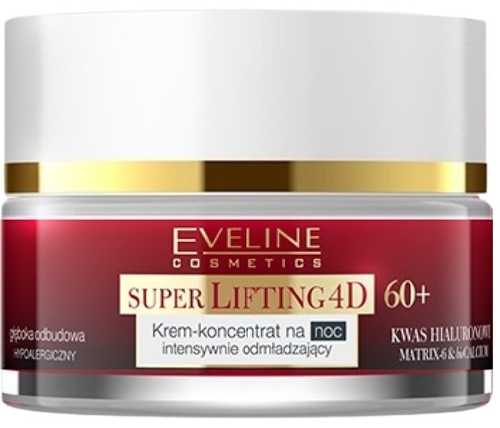 Cremă pentru față Eveline Super Lifting 4D Night Cream 60+ 50ml