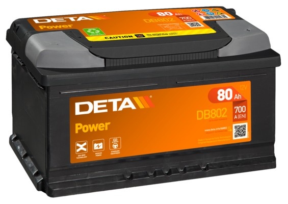 Автомобильный аккумулятор Deta DB802 Power