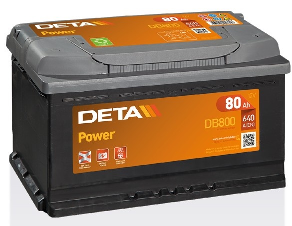 Автомобильный аккумулятор Deta DB800 Power