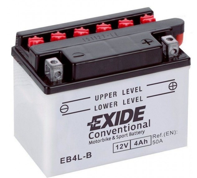 Автомобильный аккумулятор Exide EB4L-B