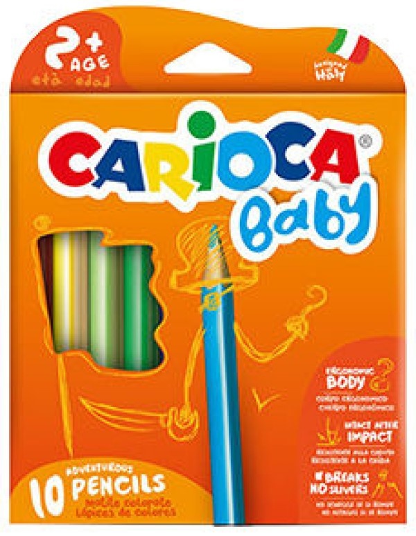 Набор цветных карандашей Carioca Baby (53243) 10pcs