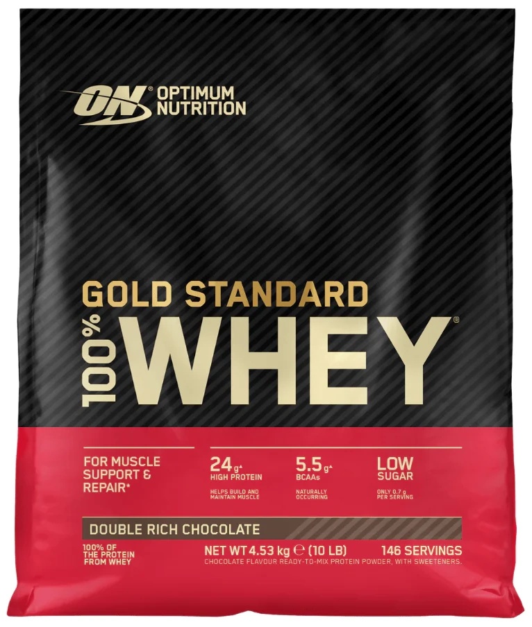 Proteină Optimum Nutrition Gold Standard 100% Whey Double Rich Chocolate 4540g