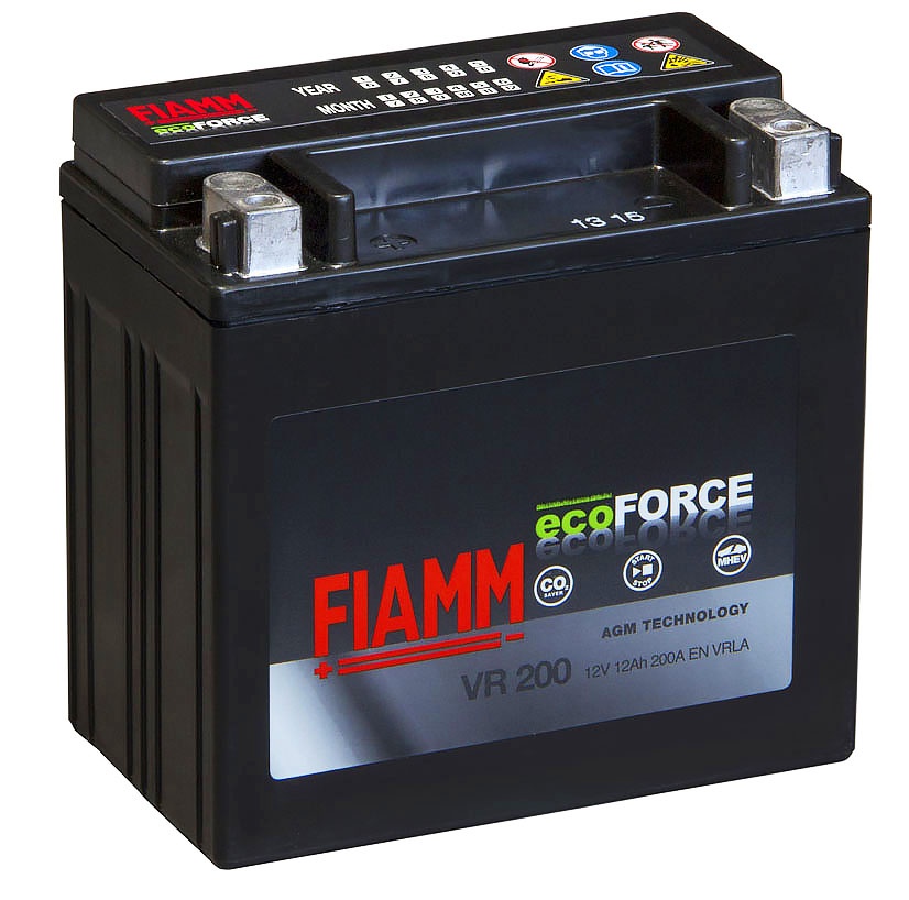 Автомобильный аккумулятор Fiamm Ecoforce AGM VR200 BTX14 (7906198)