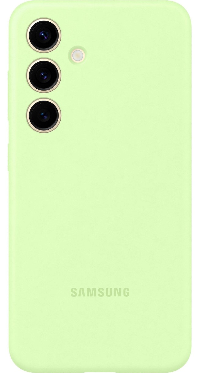 Чехол Samsung Silicone Cover Galaxy S24 Light Green