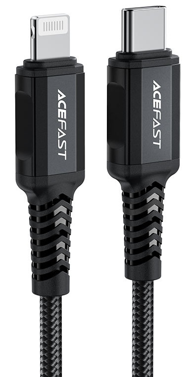 USB Кабель Acefast Type-C to Lightning 1.8m Black (C4-01)