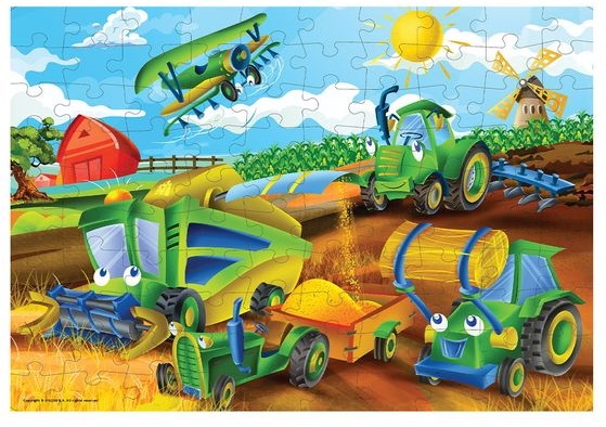 Пазл D-Toys 100 Agricultural machines (079619-02)
