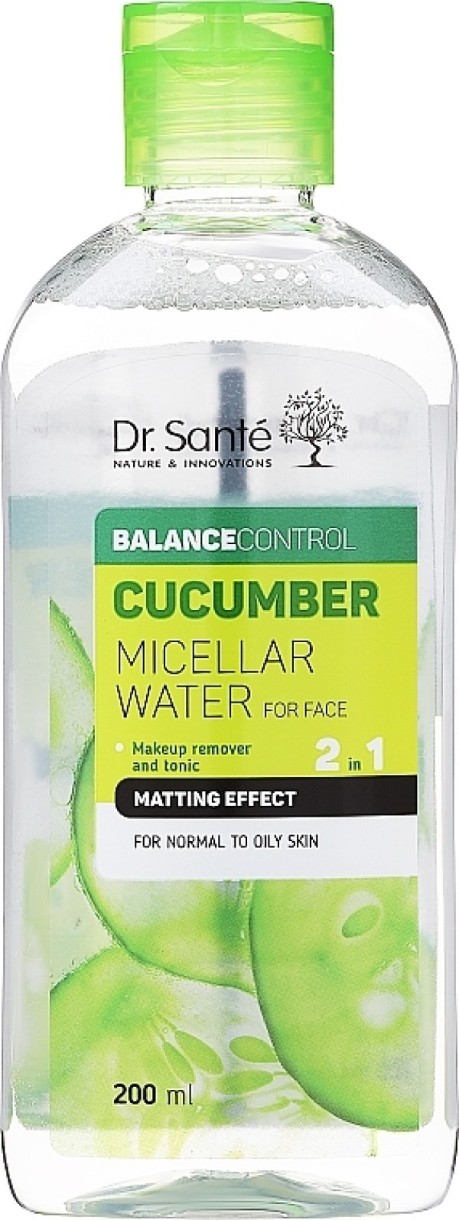 Apă micelară Dr.Sante Balance Control Cucumber Micellar Water 200ml