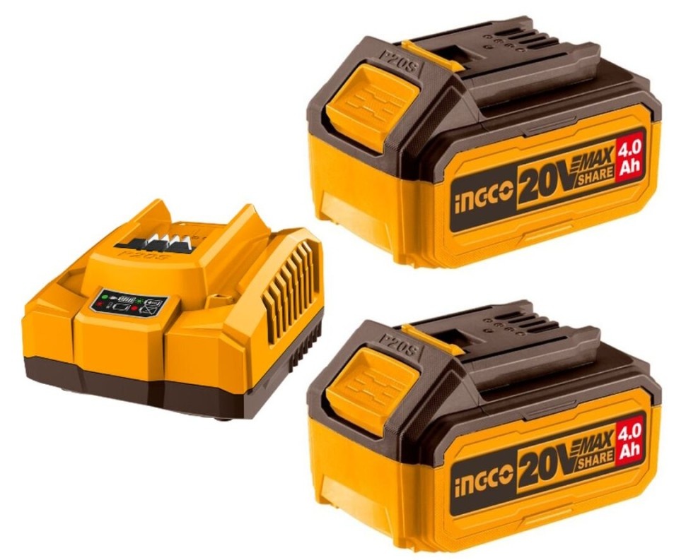 Зарядное устройство+комплект аккумуляторов Ingco FBCPK1424