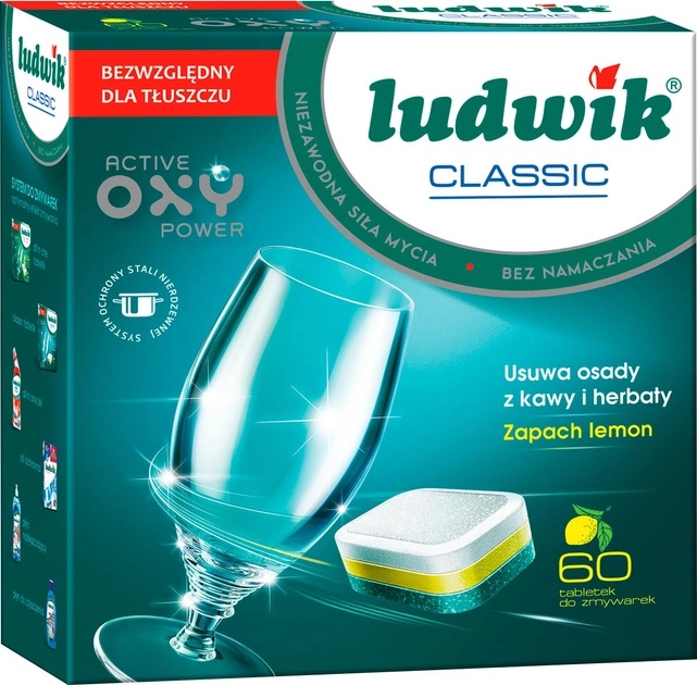 Detergent pentru mașine de spălat vase Ludwik Classic 60tab