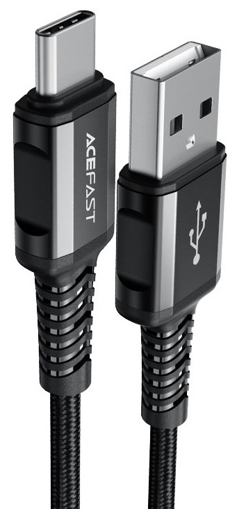 Cablu USB Acefast USB to Type-C 1.2m Black (C1-04)