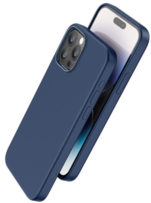 Чехол Hoco Pure Series Silicone Magnetic Protective Case iPhone 15 Pro Blue