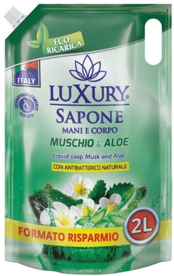 Жидкое мыло для рук Luxury Musk & Aloe Soap 2L