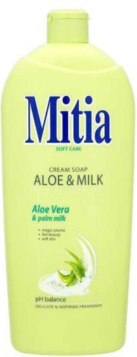 Жидкое мыло для рук Mitia Aloe & Milk Cream Soap 1L