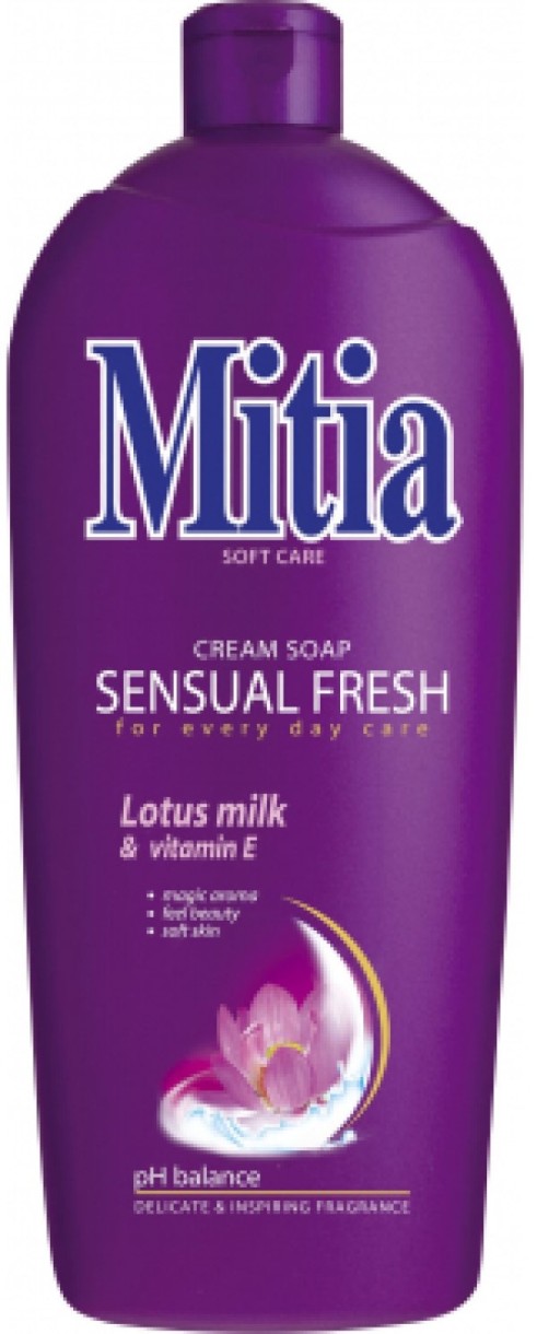 Жидкое мыло для рук Mitia Sensual Fresh Cream Soap 1L