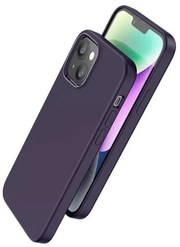 Чехол Hoco Pure Series Silicone Magnetic Protective Case iPhone 15 Plus Purple