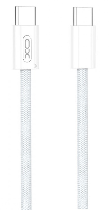 Cablu USB XO NB-Q260B Type-C to Type-C 60W 1.5m White