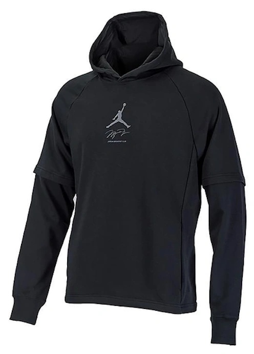 Hanorac pentru bărbați Nike Jordan Df Sprt Flc Bc Gfx Po Black XL