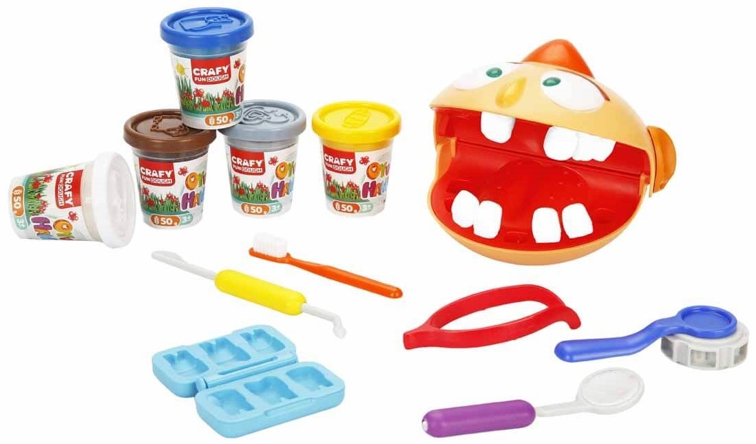 Пластилин Crafy Fun Dough Happy Teeth S00003617
