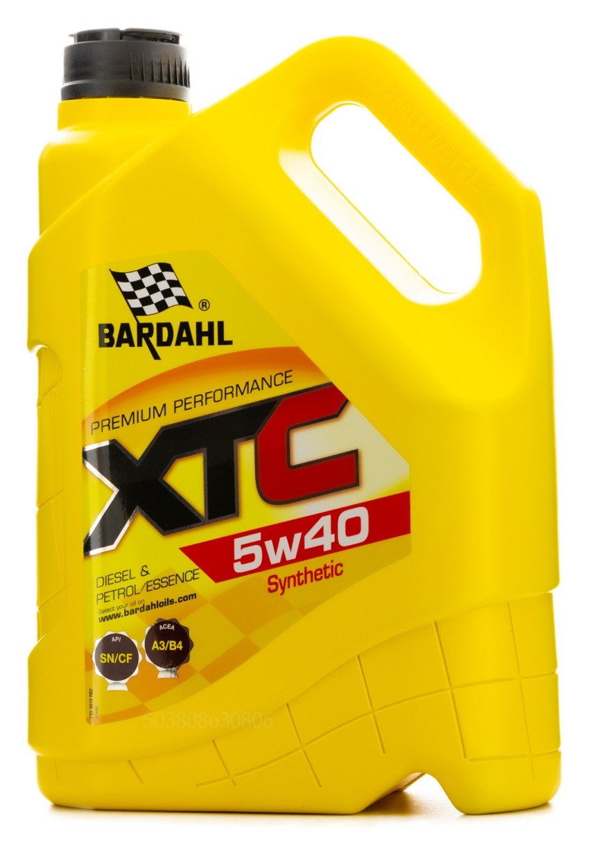 Моторное масло Bardahl XTC API SN/CF A3/B4 5W-40 5L