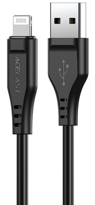 Cablu USB Acefast USB to Lightning 1.2m Black (C3-02)
