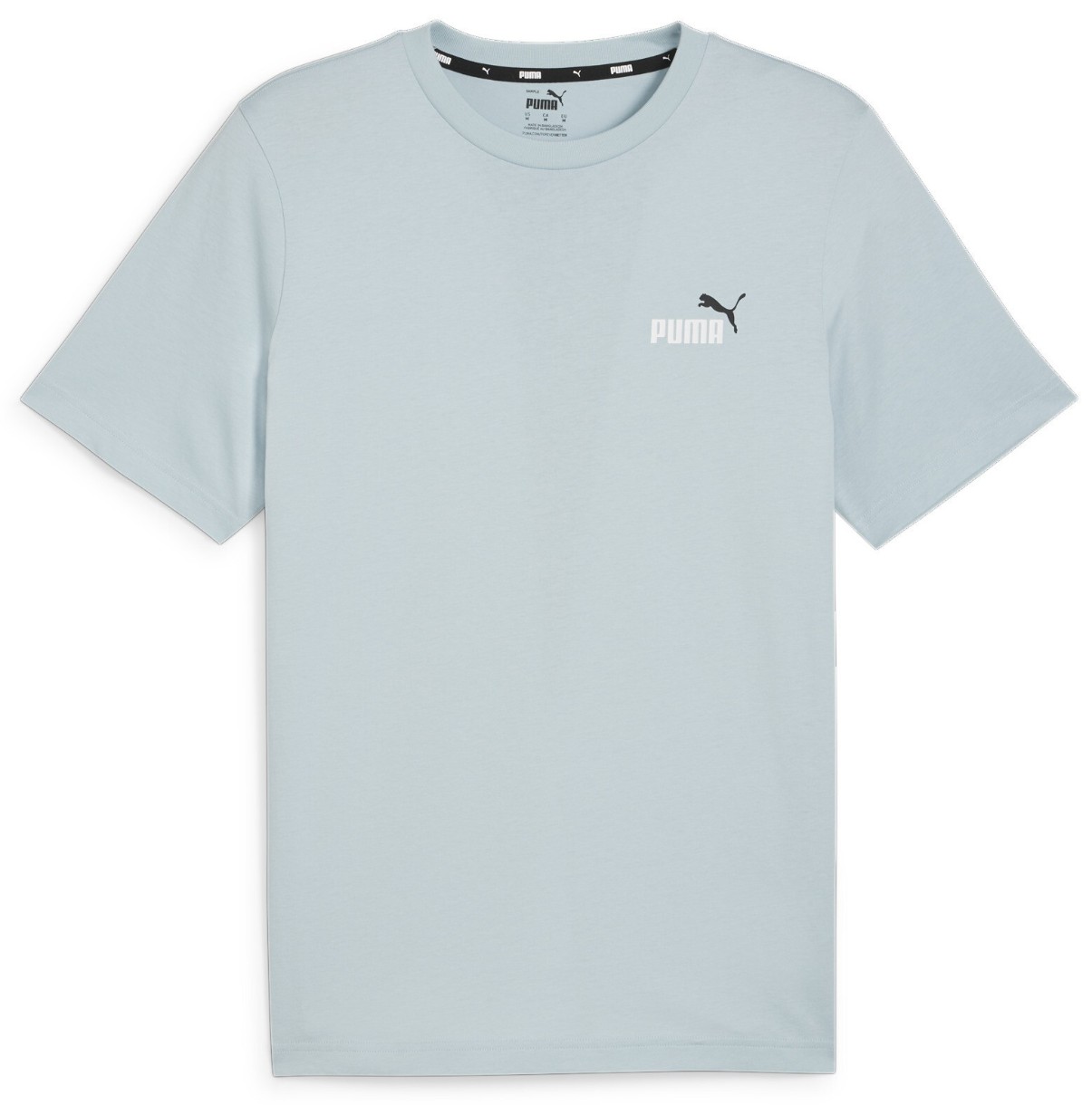 Мужская футболка Puma Ess+ 2 Col Small Logo Tee Turquoise Surf L