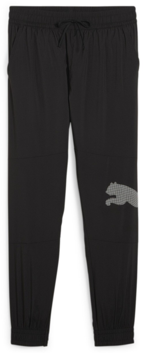 Мужские спортивные штаны Puma Train All Day Big Cat Woven Pant Puma Black/White Cat M