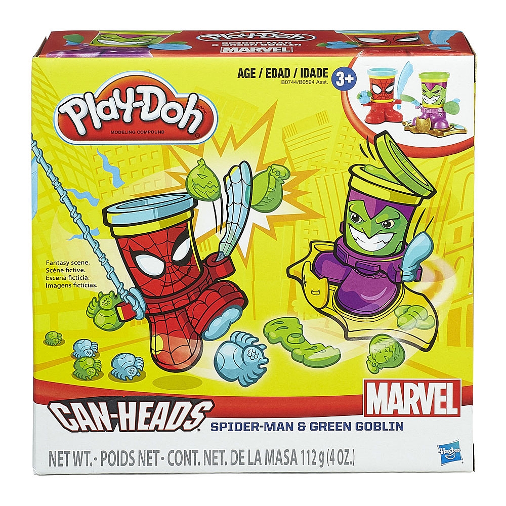 Пластилин Hasbro Play-Doh Marvel Canheads (B0594)