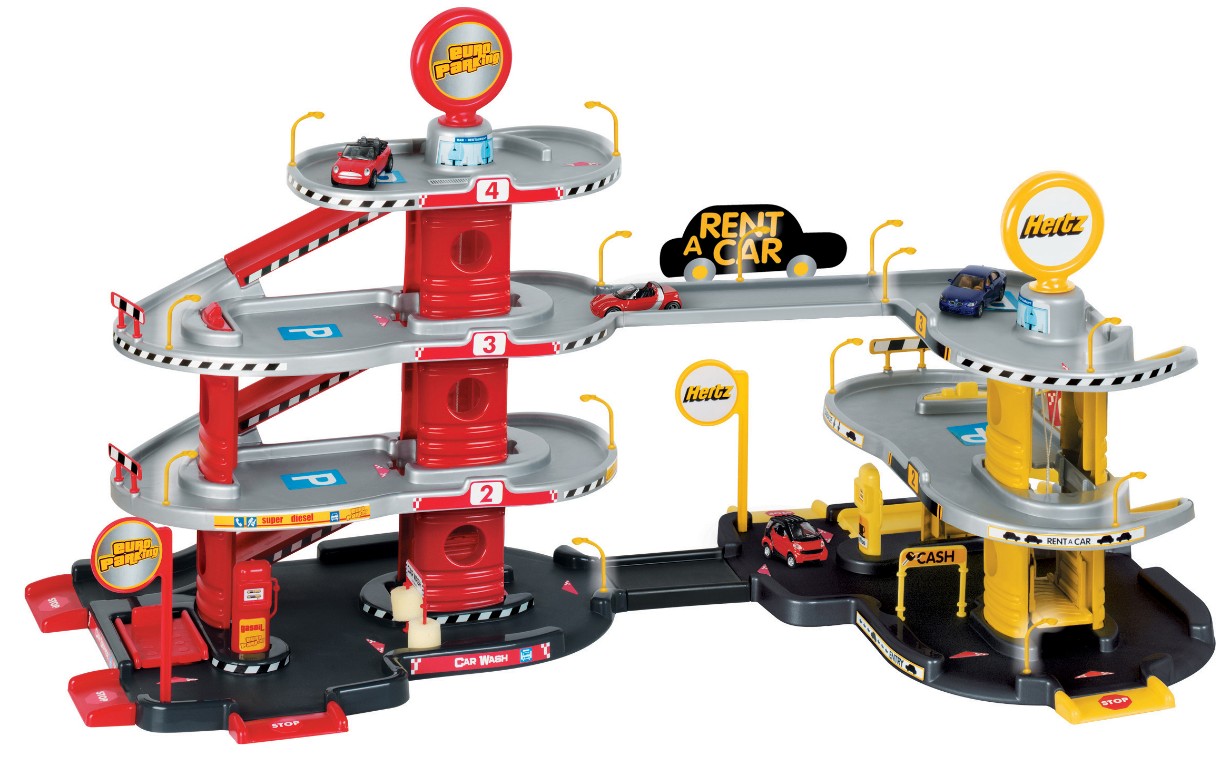 Set jucării transport Faro Garage 4+3 levels - 2 Machines - 2*1 (809)