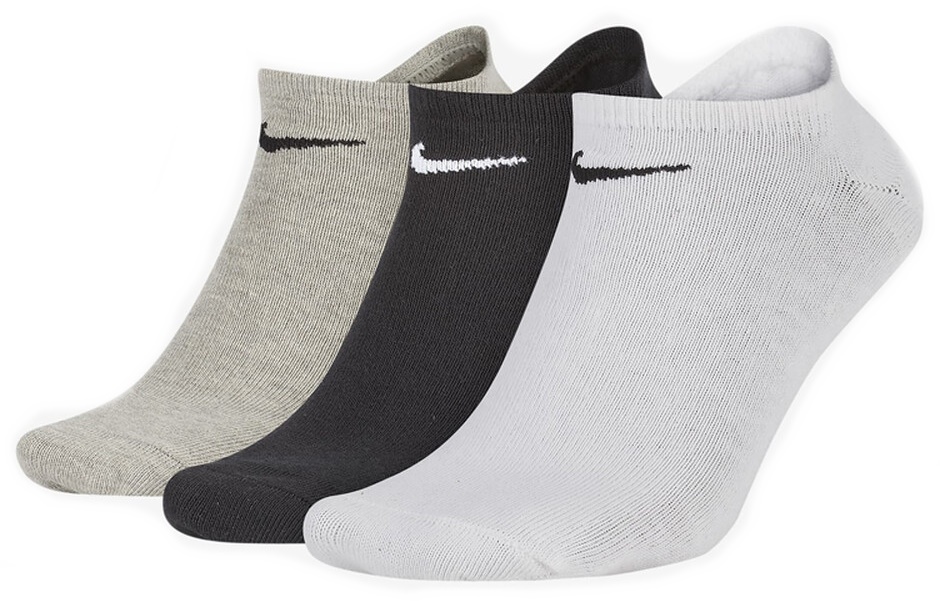 Ciorapi pentru bărbați Nike U Nk Ltwt Ns 3Pr-Value Gray S