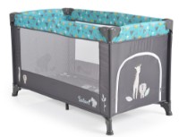 Pătuț pliabil Moni Safari Turquoise