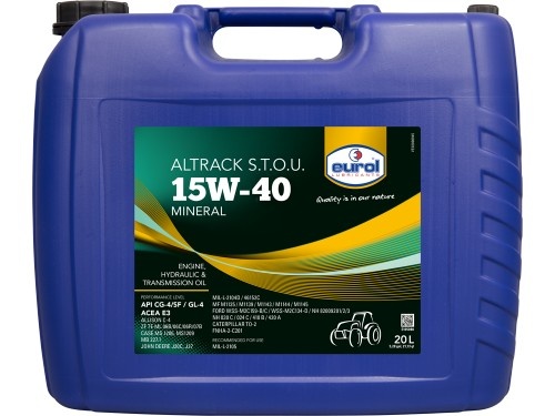 Моторное масло Eurol Altrack 15W-40 STOU 20L