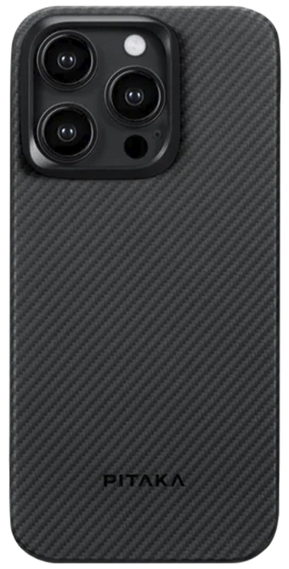 Чехол Pitaka MagEZ Case 4 for iPhone 15 Pro Max Black/Grey Twill 600D
