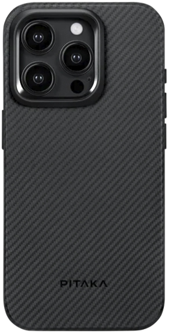 Чехол Pitaka MagEZ Case Pro 4 for iPhone 15 Pro Black/Grey Twill 600D