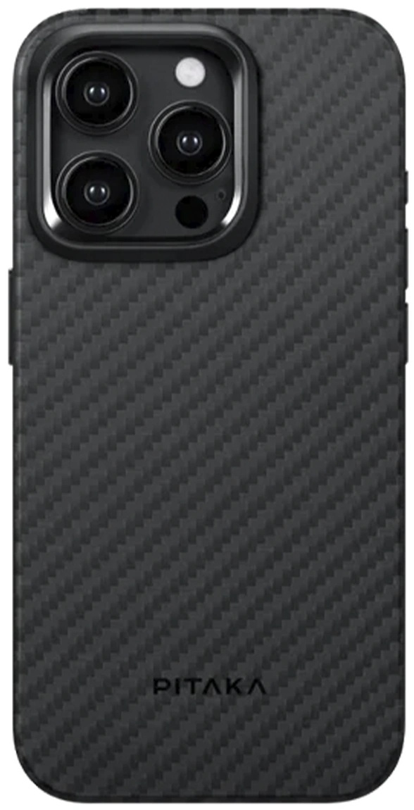 Husa de protecție Pitaka MagEZ Case Pro 4 for iPhone 15 Pro Max Black/Grey Twill 1500D