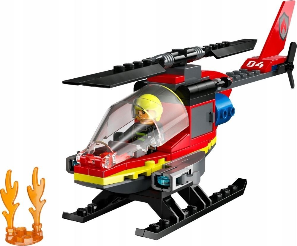 Set de construcție Lego City: Fire Rescue Helicopter (60411)