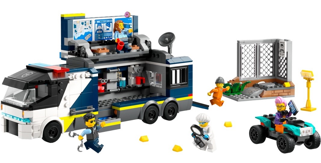 Set de construcție Lego City: Police Mobile Crime Lab Truck (60418)