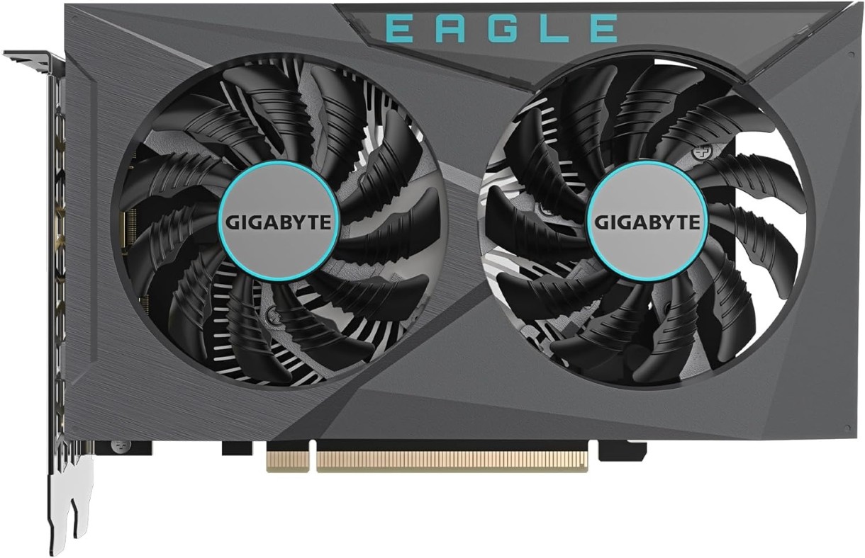 Видеокарта Gigabyte GeForce RTX3050 6GB GDDR6 Eagle OC (GV-N3050EAGLE OC-6GD)